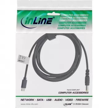 InLine USB-C auf ASUS/Lenovo Notebook (rund) Ladekabel, 2m