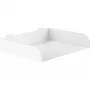 Modulares Regal InLine Slatwall Shelf large weiß Stahl 318 mm 250 mm 68 mm