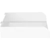 Modulares Regal InLine Slatwall Shelf large weiß Stahl 318 mm 250 mm 68 mm