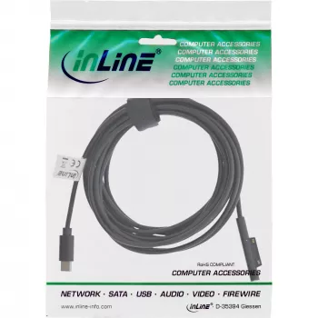USB-C-auf-Surface-Ladekabel InLine 26670B 3m