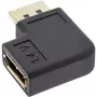 InLine DisplayPort-Adapter DisplayPort Stecker Buchse links gewinkelt 17199L