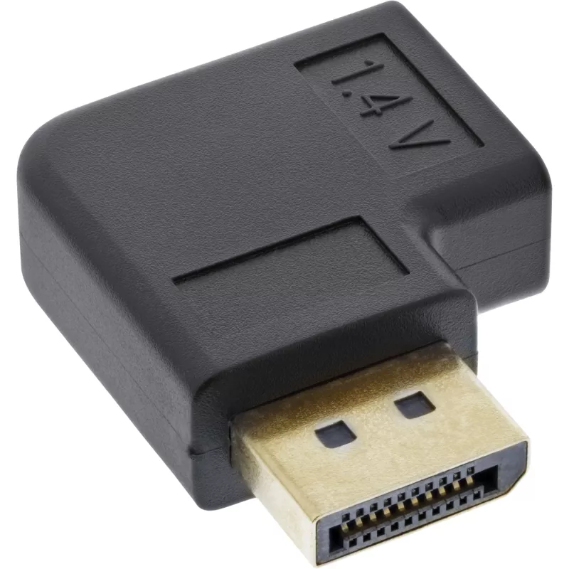 InLine DisplayPort-Adapter DisplayPort Stecker Buchse links gewinkelt 17199L