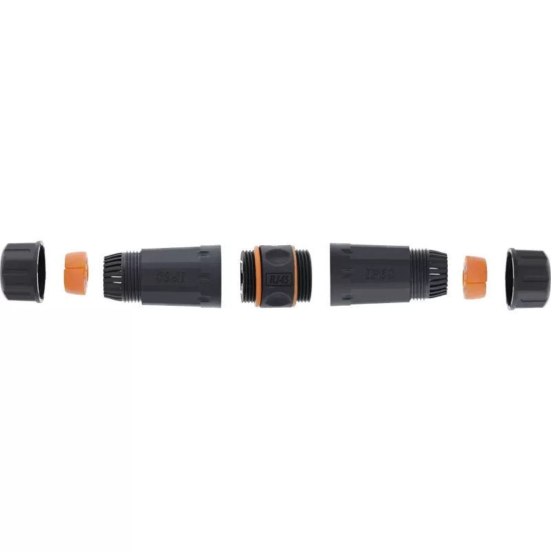 InLine Cat.6A Kupplung, wasserdicht IP68, 2x RJ45 F/F, 1:1