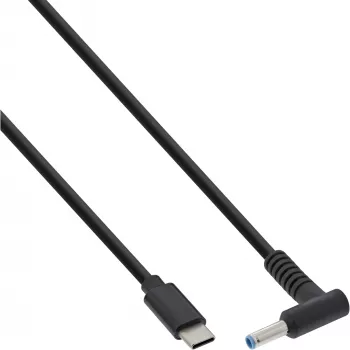 InLine USB-C auf HP Notebook (rund/klein) Ladekabel, 2 m