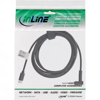 InLine USB-C auf HP Notebook (rund/klein) Ladekabel, 2 m