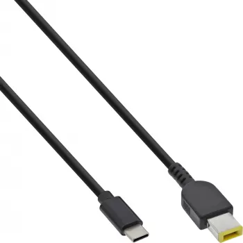 InLine USB-C auf Lenovo Notebook (rechteckig) Ladekabel, 2 m