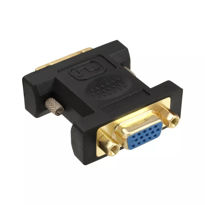 InLine DVI-A Adapter DVI 12+5 Stecker auf VGA 15HD Buchse vergoldet