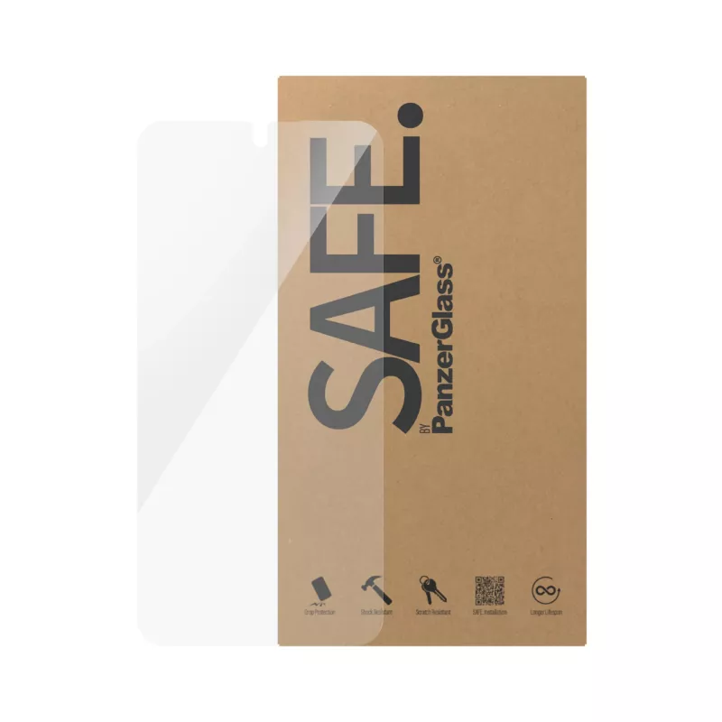 Tempered Glass Screen Protector PanzerGlass SAFE for Samsung Galaxy A55 5G — Ultra-Wide Fit, Scratch & Shock Resistant, 50 Stk.