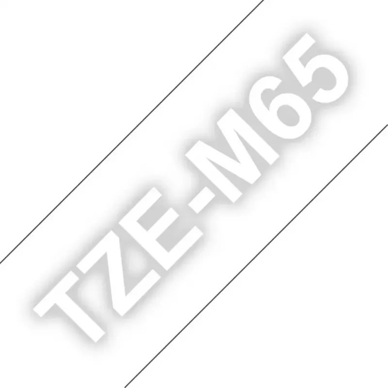 Brother TZE-M65 Beschriftungsband Transparent