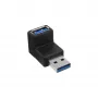 USB 3.0 Adapter Typ A Stecker / A Buchse abgewinkelt 90° InLine 35300R