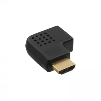 InLine HDMI Adapter Stecker Buchse seitlich abgewinkelt rechts vergoldet 17600T