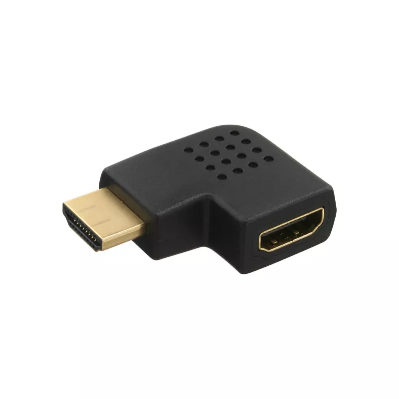 InLine HDMI Adapter Stecker Buchse seitlich abgewinkelt rechts vergoldet 17600T