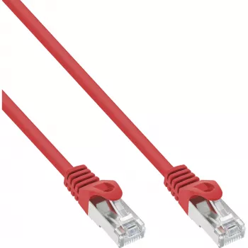 InLine Patchkabel SF/UTP Cat.5e rot 10m