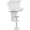 Power extension holder InLine 23191W white ABS steel 100mm width