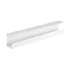 InLine Untertisch-Kabelmanagementsystem 23190W — Stahl, weiß, 114×600×76 mm