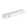 InLine Untertisch-Kabelmanagementsystem 23190W — Stahl, weiß, 114×600×76 mm
