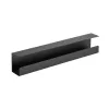 Kabelmanagementsystem Untertisch InLine 23190B, Stahl, schwarz, 114×600×76 mm