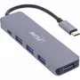 USB Hub InLine USB 3.2 USB-C Multi Hub 4x USB-A 5Gb/s + USB-C (Daten/PD 87W)