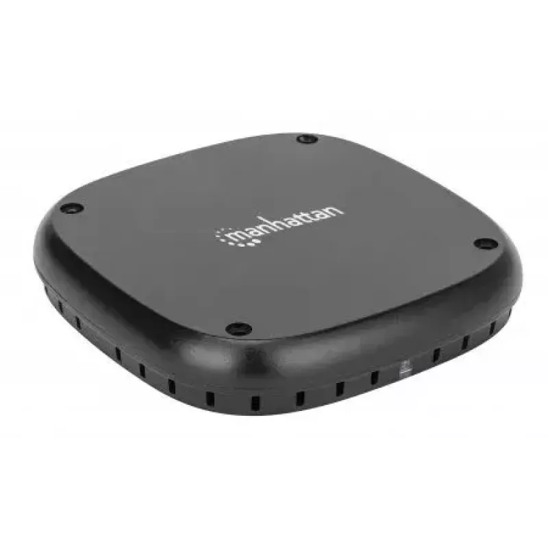 Kabelloses Ladepad Manhattan 10W Untertisch Schwarz 1,2m Kabel
