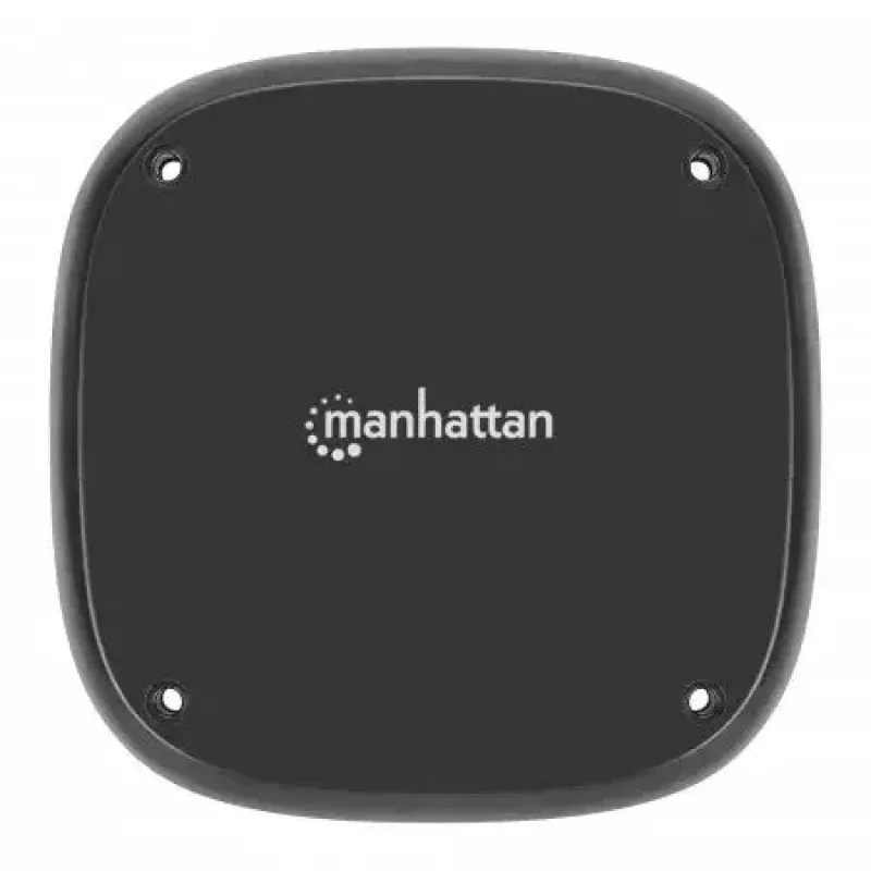 Kabelloses Ladepad Manhattan 10W Untertisch Schwarz 1,2m Kabel