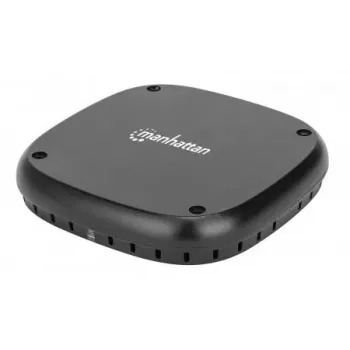 Kabelloses Ladepad Manhattan 10W Untertisch Schwarz 1,2m Kabel