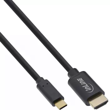USB Displaykabel USB-C Stecker auf HDMI Stecker 2m InLine 64112