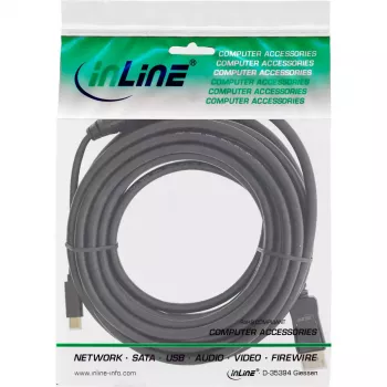 USB-Display-Kabel InLine 64123 USB-C Stecker auf DisplayPort Stecker 3m