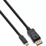 InLine USB-Displaykabel, USB-C-Stecker auf DisplayPort-Stecker, 2 m