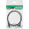 InLine USB Typ A Stecker / Mini-USB Stecker 5 Pin abgewinkelt 90° schwarz 2 m