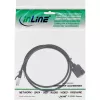 InLine Patchkabel mit eingebauter Verlängerung, S/FTP (PiMf), Cat.6A, LSZH, Kupfer, 1,5 m