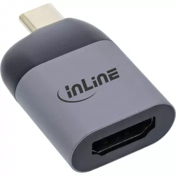 InLine USB Display Converter, USB-C Stecker auf HDMI Buchse, 4K60Hz