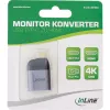 InLine USB Display Converter, USB-C Stecker auf HDMI Buchse, 4K60Hz