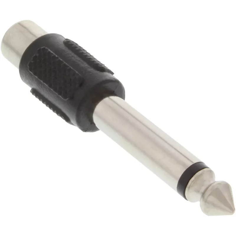 InLine Audio Adapter 6.3mm Stecker RCA Mono Buchse 99322