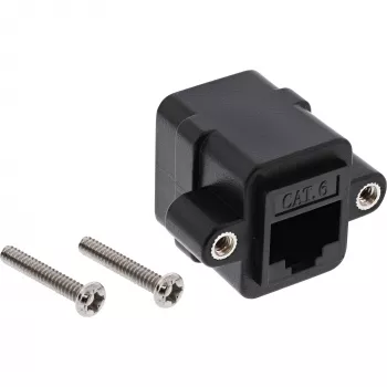 InLine Patchkabel-Kupplung UTP 2x RJ45 Buchse für die Installation