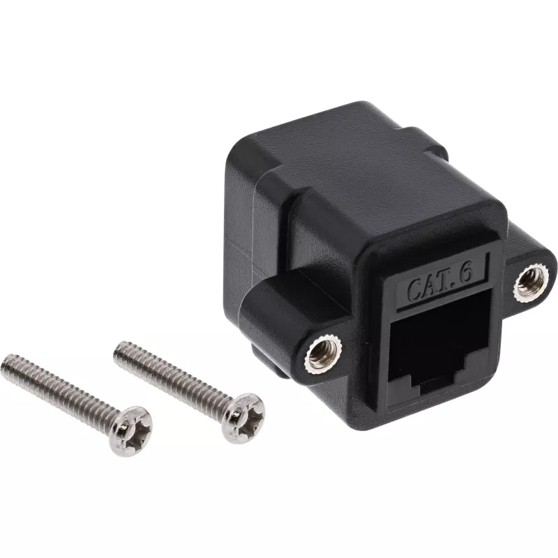 InLine Patchkabel-Kupplung UTP 2x RJ45 Buchse für die Installation