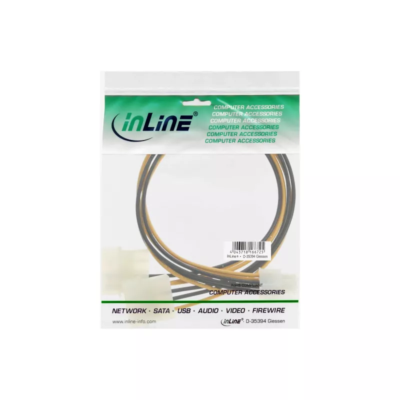 InLine Stromadapterkabel 2x 5,25 Zoll / 6 Pin PCI-E MF17784