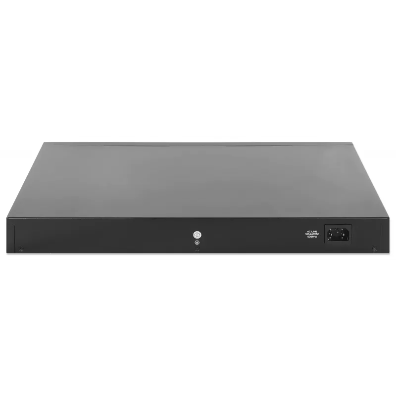 Intellinet 48-Port Gigabit Ethernet PoE+ Layer 2+ Managed Switch mit sechs 10G SFP+ Uplinks IEEE 802.3at/af (PoE+/PoE) konform, 450 W PoE-Budget, Layer 2+/Layer 3 Lite, 6 x 10G SFP+ offen