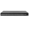 Intellinet 48-Port Gigabit Ethernet PoE+ Layer 2+ Managed Switch mit sechs 10G SFP+ Uplinks IEEE 802.3at/af (PoE+/PoE) konform, 450 W PoE-Budget, Layer 2+/Layer 3 Lite, 6 x 10G SFP+ offen