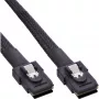 InLine SAS-Kabel intern, Mini-SAS SFF-8087 auf Mini-SAS SFF-8087, mit Sideband, 0,5 m