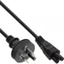 InLine Netzkabel Australien, für Notebook, schwarz, 2m