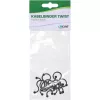 Twist Ties InLine 22 mm, schwarz, 10 Stück — Kabel-/Drahtbefestiger