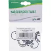 Twist Ties InLine 26–30 mm schwarz, 10 Stück — Kabel-/Kordelorganisator, 30 mm Länge