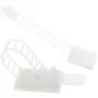 InLine Verstellbare Kabelklemme 94mm natur 10 Stück