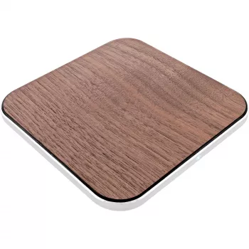 InLine Qi woodcharge, kabelloses Schnellladegerät, 5/7,5/10W/15W, USB-C, ohne Logo