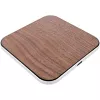 InLine Qi woodcharge, kabelloses Schnellladegerät, 5/7,5/10W/15W, USB-C, ohne Logo