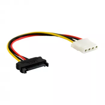 SATA-Stromadapterkabel 15-Pin-Buchse / 4-Pin-Stecker 0,15 m InLine 29669