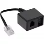 InLine TAE-Adapterkabel RJ45-Stecker auf TAE-N- & RJ11-Buchse 69943