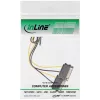 InLine Stromadapterkabel, 2x SATA Stecker / 8pin PCI-Express Stecker, 0,15m