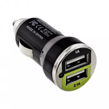 InLine USB DUAL+ KFZ Ladeset, Netzteil mit 1m Spiralkabel