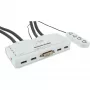 InLine KVM Switch 4 Port DVI-D + USB + Audio inkl. 2 Kabelsets